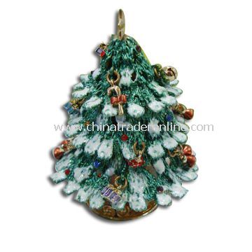 Fashionable Christmas Jewelry, Made of Alloy/Enamel, Customized Specifications are Accepted