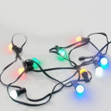 Outdoor Waterproof LED String Lighting with 220 to 240V DC Input Voltage and 6.2m Total Length from China