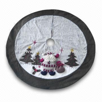 42-inch Bark-look Christmas Tree Skirt from China