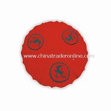 Christmas Tree Skirt, Available in Red, Made of Non-woven Fabric