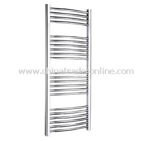 Chrome-plated curved Towel radiator