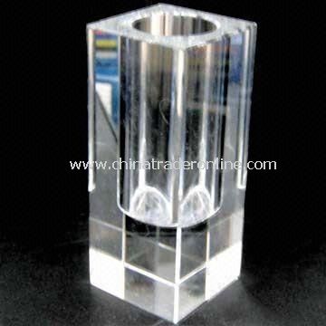 Crystal Vase/Christmas Ornament, Customized Logos and Colors are Welcome