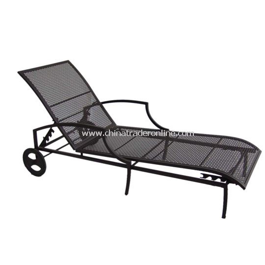 Louise Steel Chaise Lounge from China