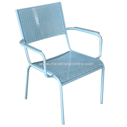 Wrought iron armchair from China