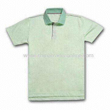 Golf Polo Shirt, Made of Cotton or Polyester Material