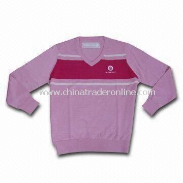 Ladies Wool Knitted Golf Sweater, Comes in Various Colors, Sizes and Styles