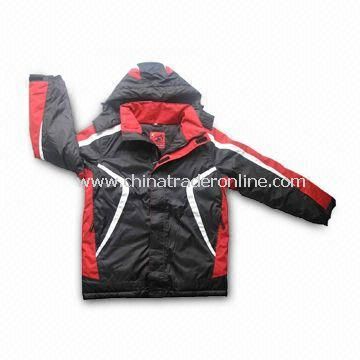 Mens Ski-wear, Comes in Taslon Shell with PU Coating from China
