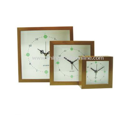 WOODEN DESK CLOCK from China