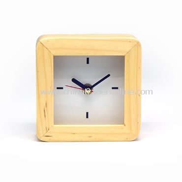 WOODEN DESK CLOCK