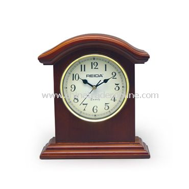 WOODEN DESK CLOCK