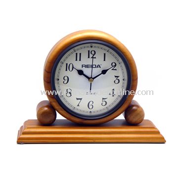 WOODEN DESK CLOCK