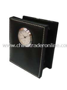 LEATHER CLOCK from China