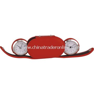 LEATHER CLOCK from China