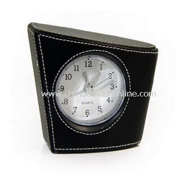 LEATHER CLOCK