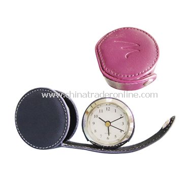 LEATHER CLOCK from China