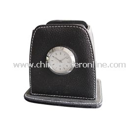 LEATHER CLOCK from China