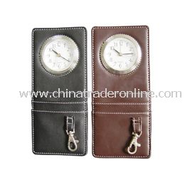 LEATHER CLOCK from China