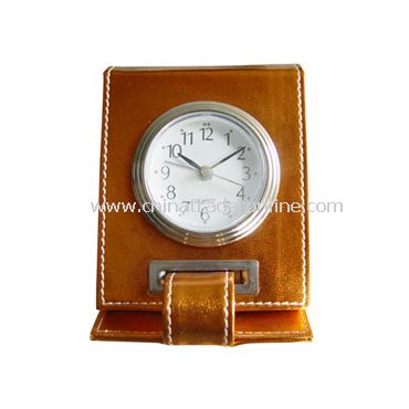 LEATHER CLOCK from China