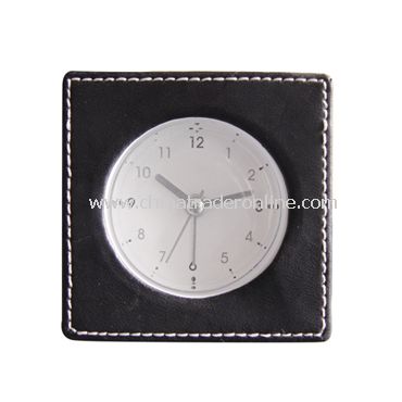 LEATHER CLOCK