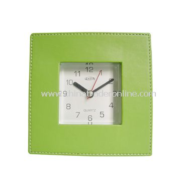 LEATHER CLOCK from China