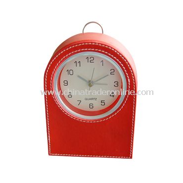 LEATHER CLOCK from China