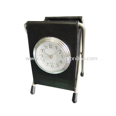 LEATHER CLOCK from China