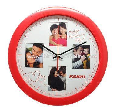 PHOTO FRAME WALL CLOCK from China