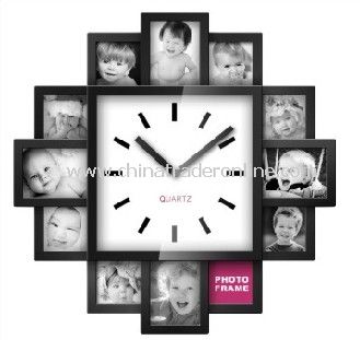 PHOTO FRAME WALL CLOCK from China