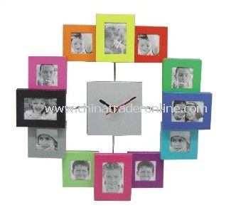 PHOTO FRAME WALL CLOCK