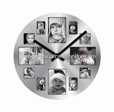 PHOTO FRAME WALL CLOCK from China