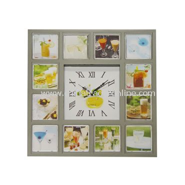 PHOTO FRAME WALL CLOCK from China