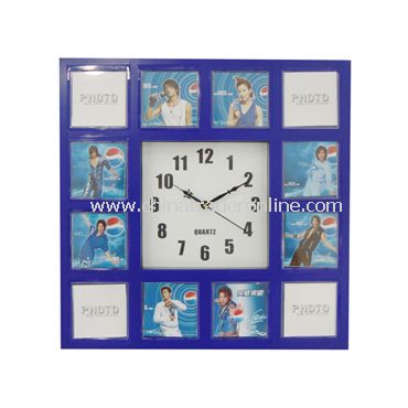 PHOTO FRAME WALL CLOCK from China