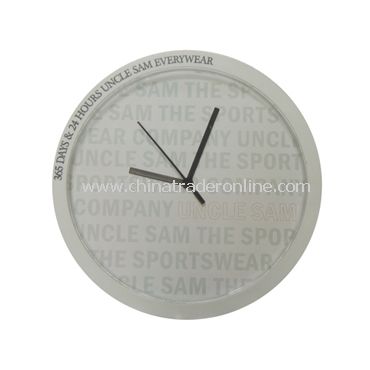 PLASTIC WALL CLOCK