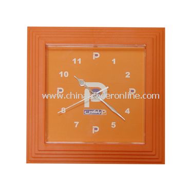 PLASTIC WALL CLOCK