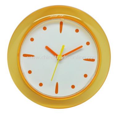 PLASTIC WALL CLOCK