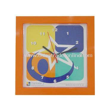 PLASTIC WALL CLOCK