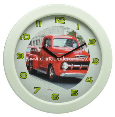 PLASTIC WALL CLOCK