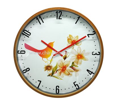 WOODEN WALL CLOCK