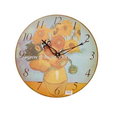 WOODEN WALL CLOCK from China