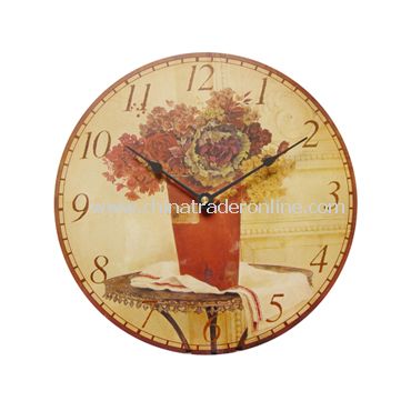 WOODEN WALL CLOCK