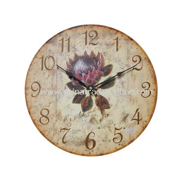 WOODEN WALL CLOCK