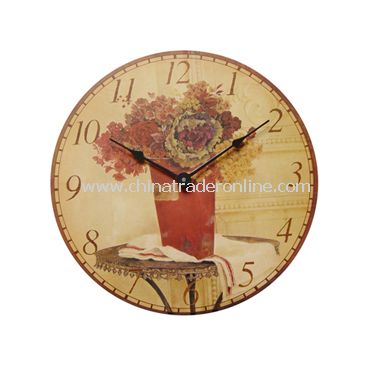 WOODEN WALL CLOCK