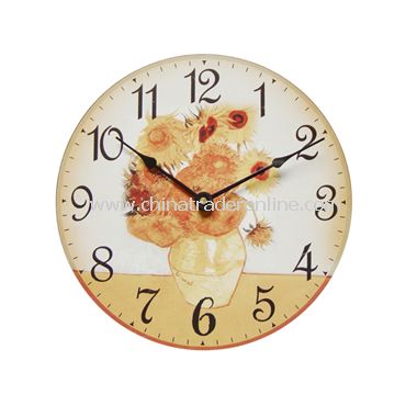 WOODEN WALL CLOCK