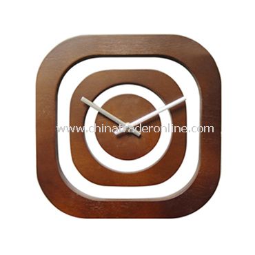 WOODEN WALL CLOCK