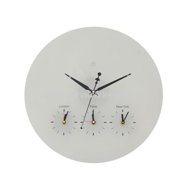 GLASS WALL CLOCK from China