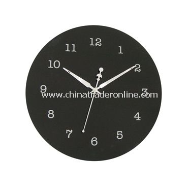 GLASS WALL CLOCK from China