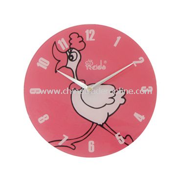 GLASS WALL CLOCK from China