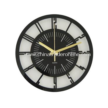 GLASS WALL CLOCK from China