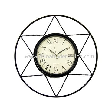 METAL WALL CLOCK