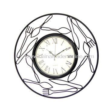 METAL WALL CLOCK